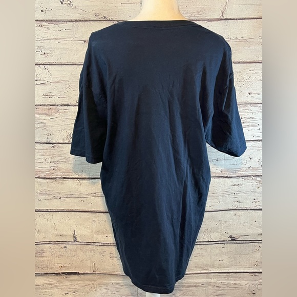 RICK AND MORTY "Blips and Chitz" T-Shirt Navy-XL - Picture 2 of 2